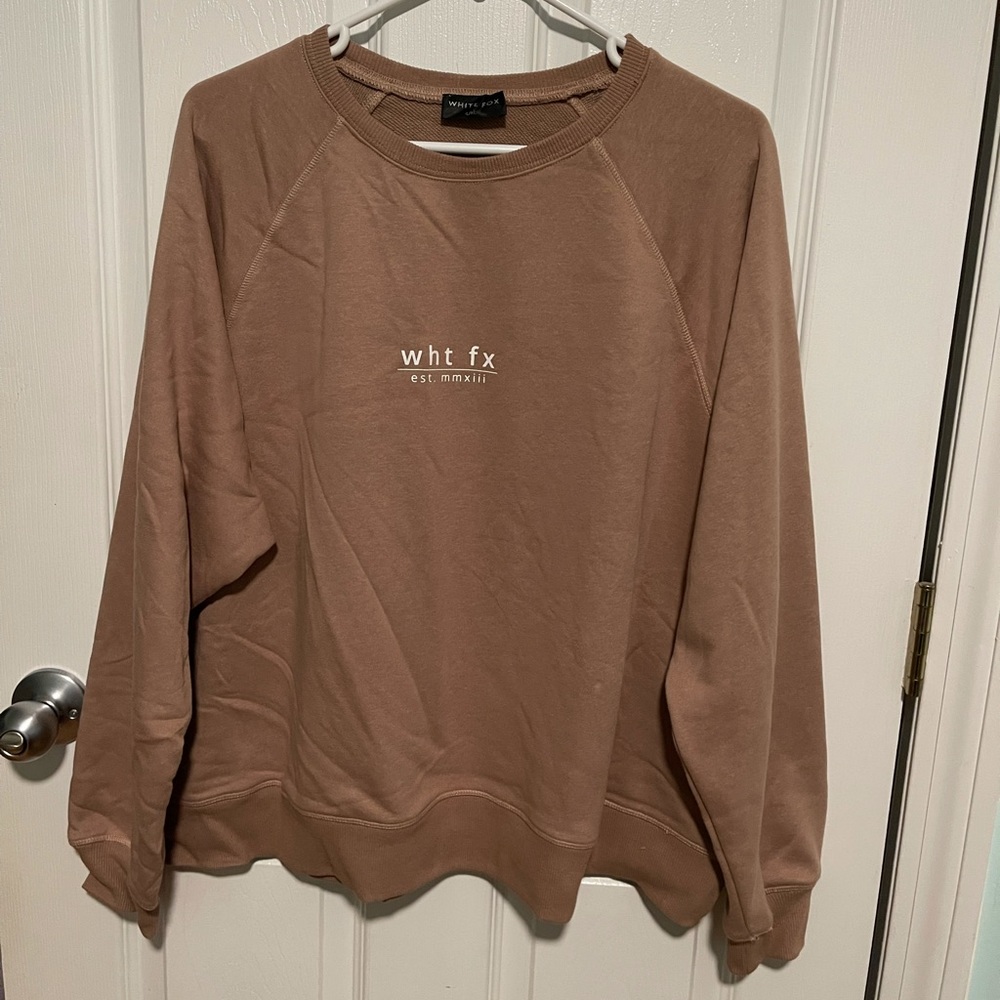 White Fox Crewneck Sweatshirt
